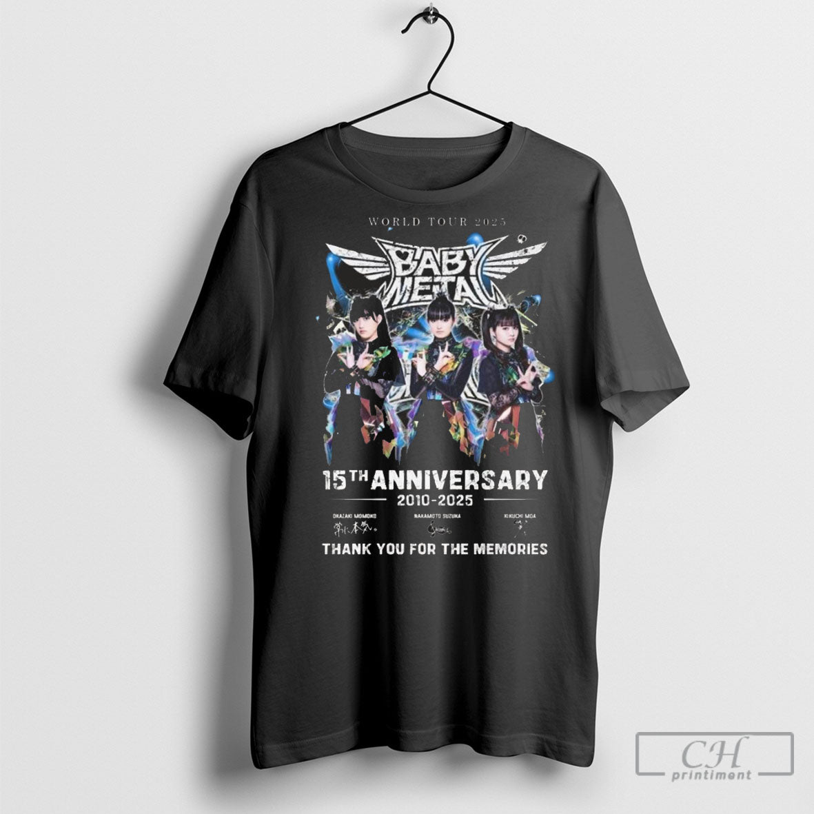 Baby Metal 15th Anniversary Thank You For The Memories 1910 2025 Signatures