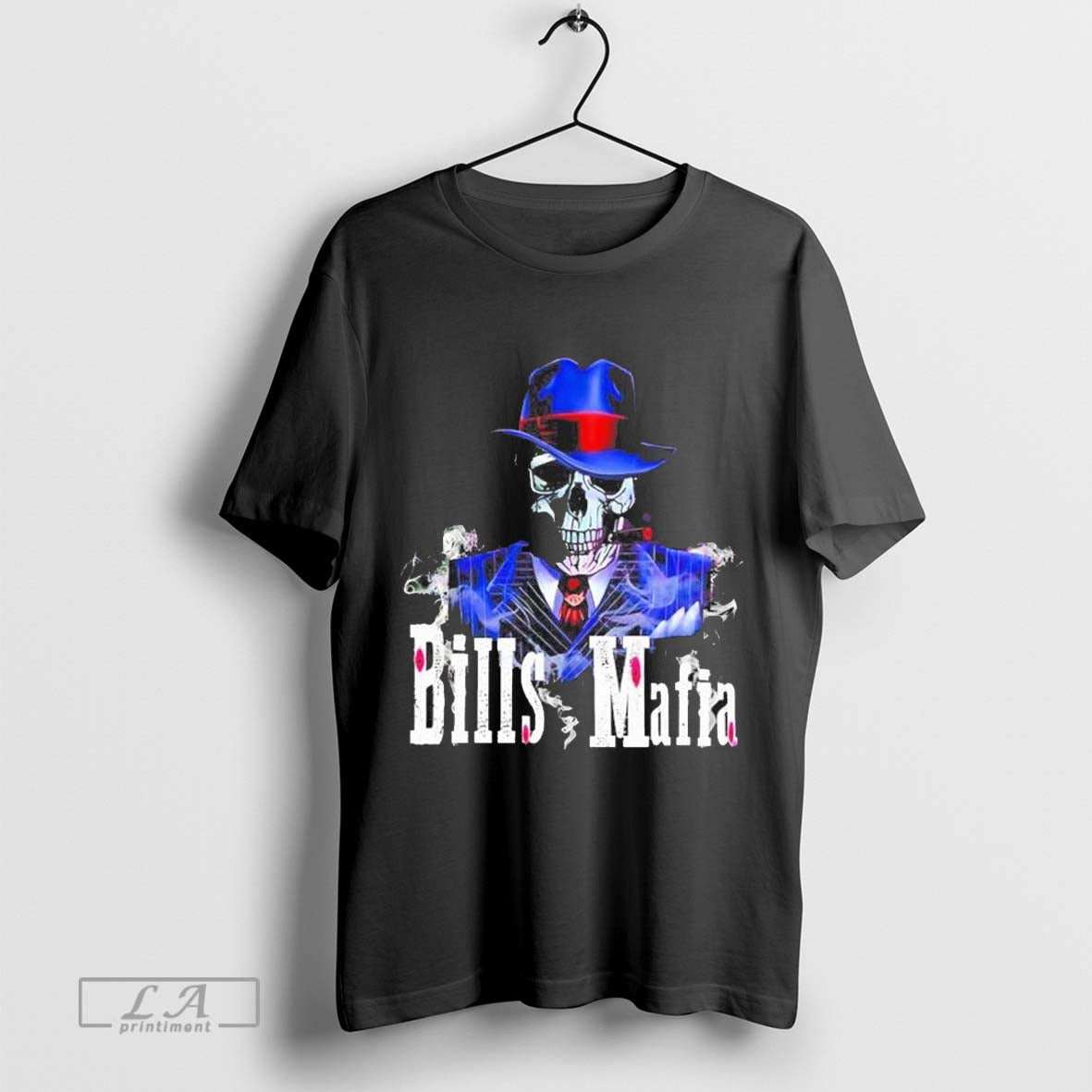 Bills Mafia Skull Smoking Football