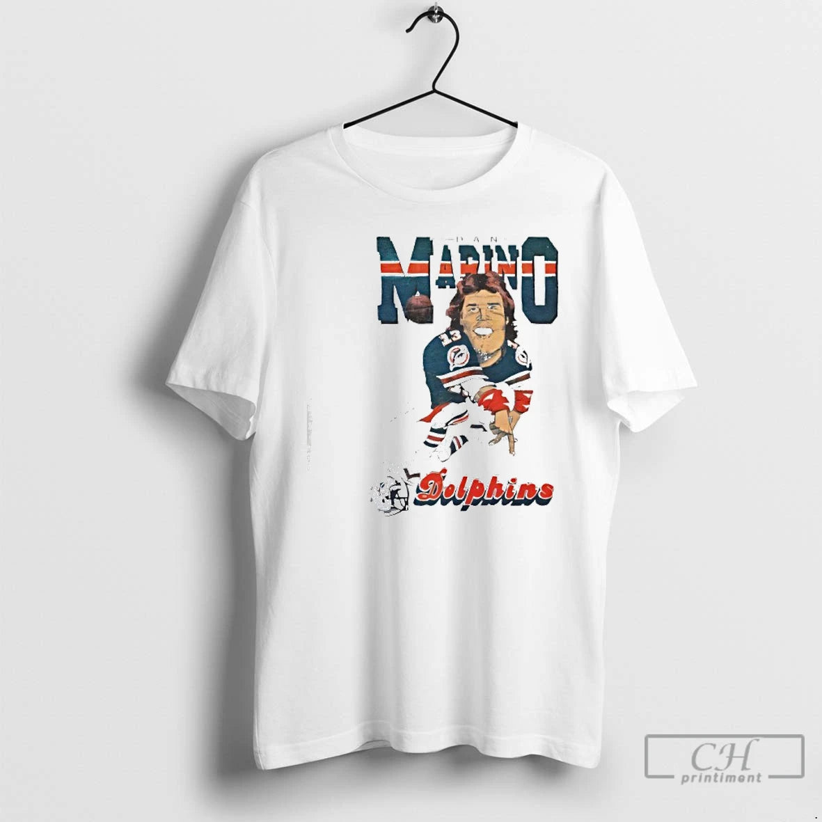 Classic 80s Miami Dolphins Dan Marino Caricature T-Shirts, Hoodie, Sweatshirt | AU18TeeNovaLab.com