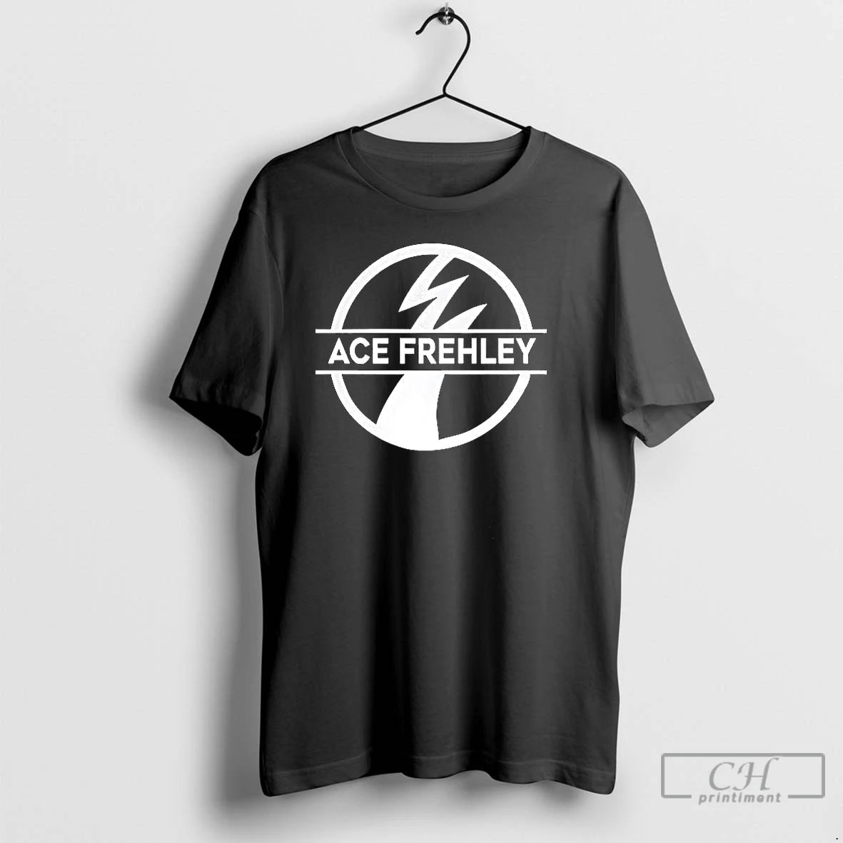 Classic Ace Frehley Logo T Shirts