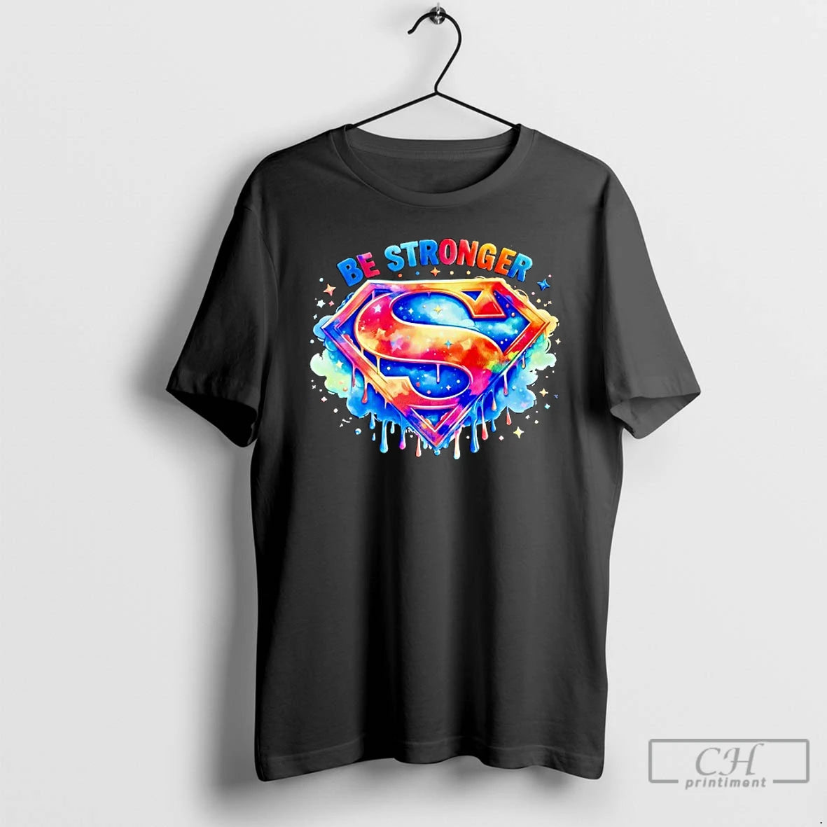 Classic Be Stronger Superman Logo T Shirts
