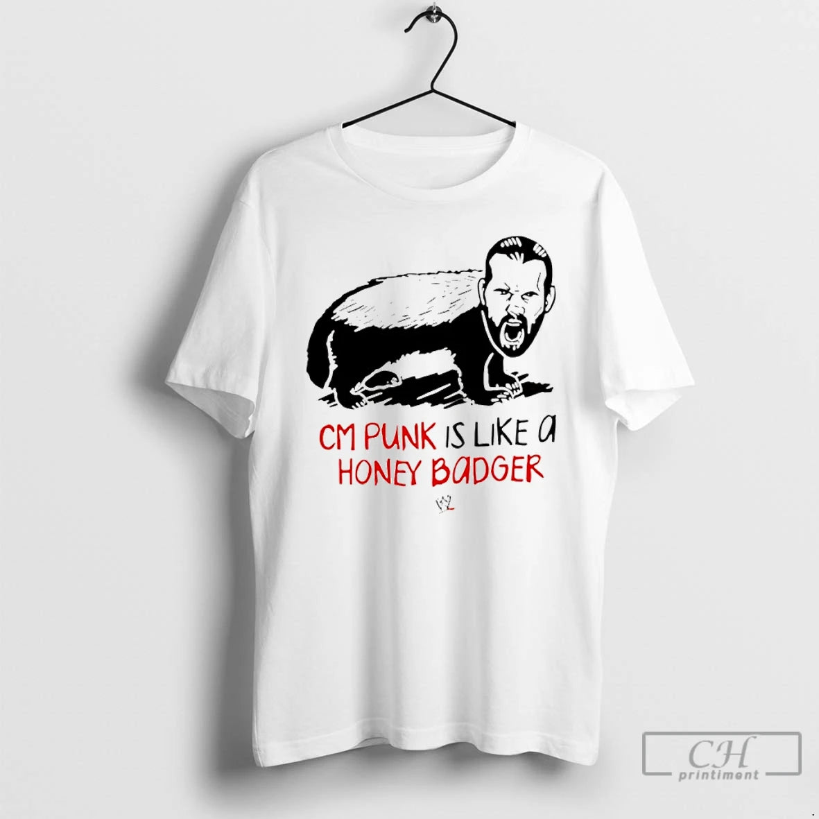 Classic Cm Punk Is Like A Honey Badger T-Shirts, Hoodie, Sweatshirt | AU18TeeNovaLab.com