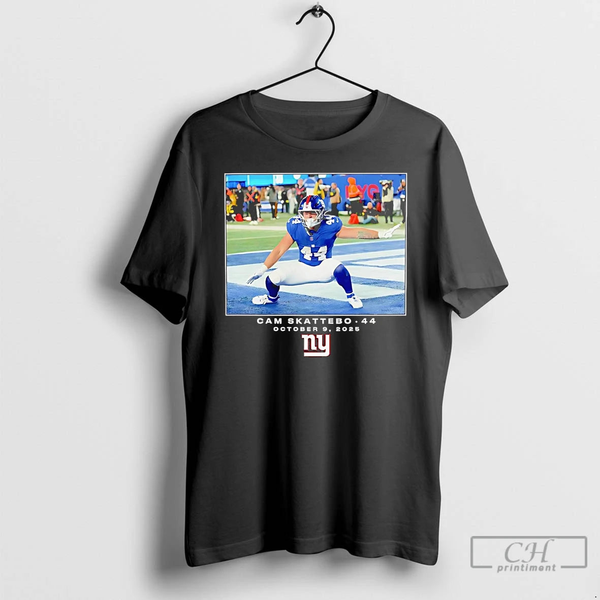 Classic Cam Skattebo Photo Week 6 New York Giants T Shirts