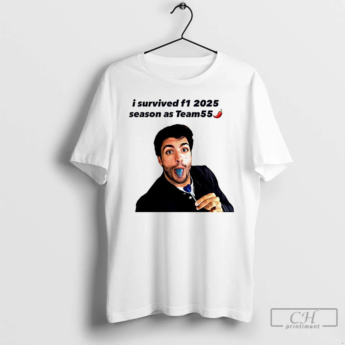 Classic Carlos Sainz I Survived F1 2025 Season As Team55 T-Shirts, Hoodie, Sweatshirt | AU18TeeNovaLab.com