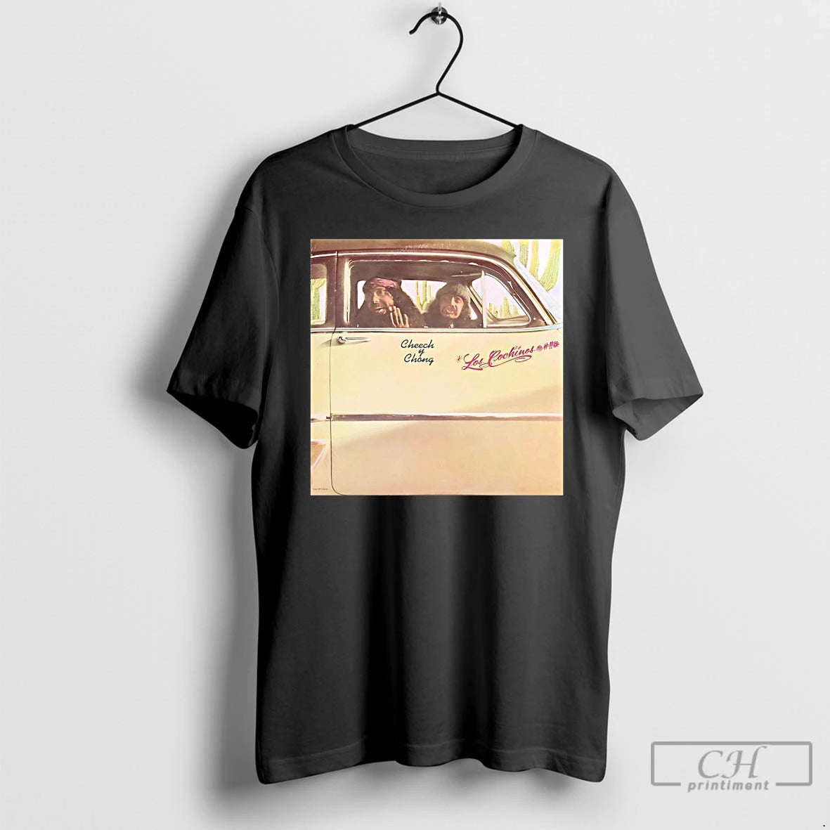 Classic Cheech And Chong Los Cochinos 1973 Vintage T Shirts
