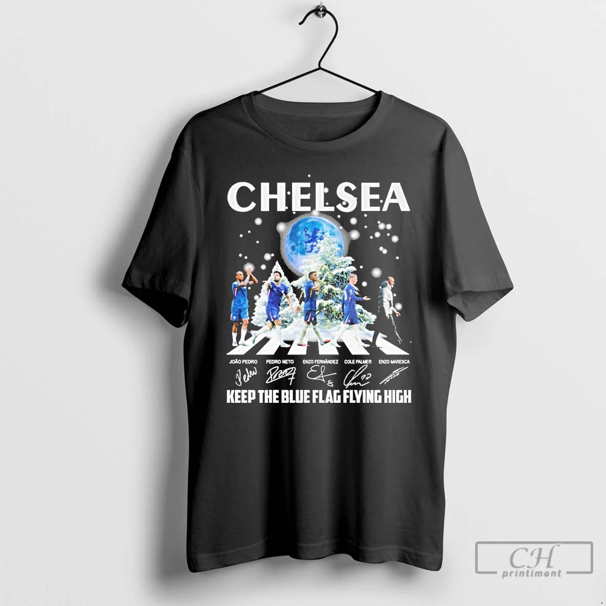 Classic Chelsea Keep The Blue Flag Flying High Christmas Signature T-Shirts, Hoodie, Sweatshirt | AU18TeeNovaLab.com