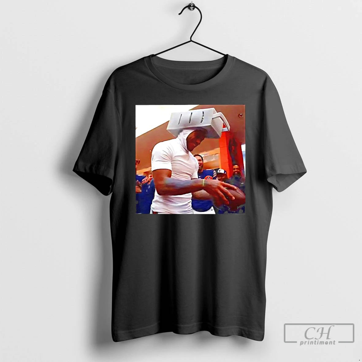Classic Chicago Bear Dj Moore Wearing A Cheese Grater Hat T-Shirts, Hoodie, Sweatshirt | AU18TeeNovaLab.com