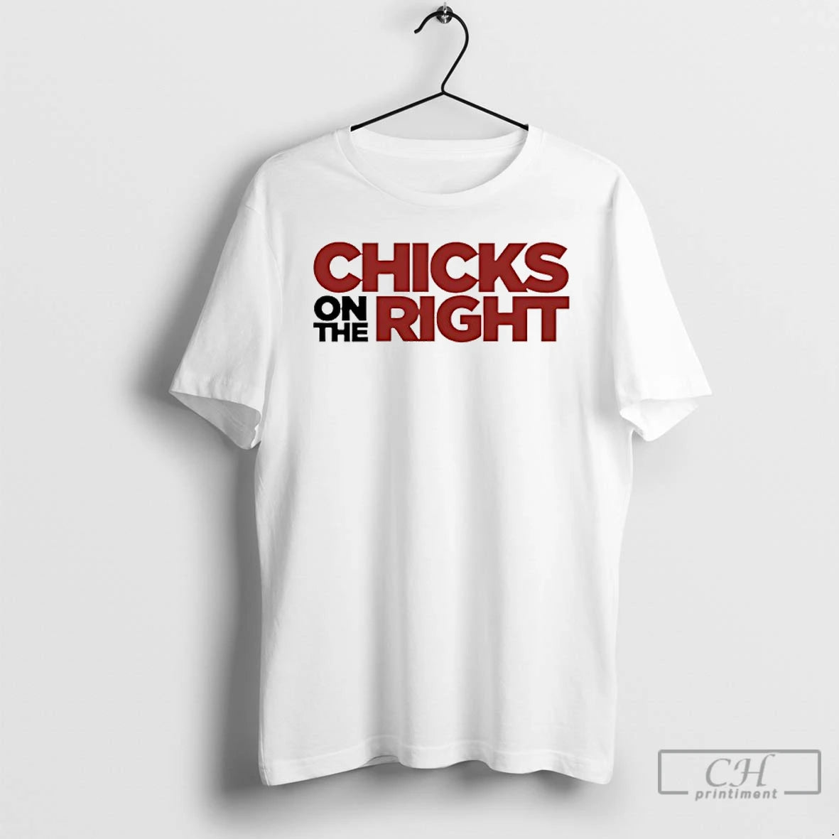 Classic Chicks On The Right Ringer T-Shirts, Hoodie, Sweatshirt | AU18TeeNovaLab.com