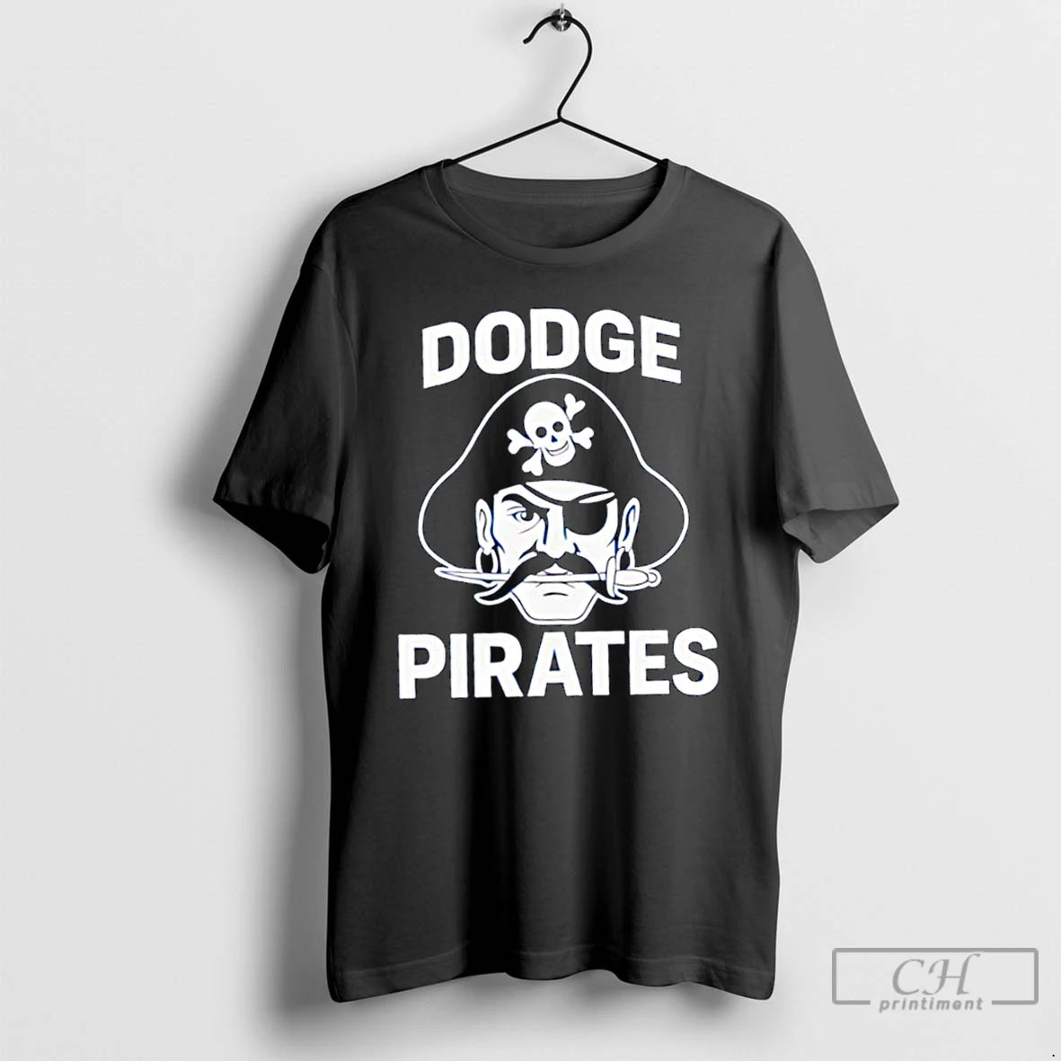 Classic Chilton Jr Dodge Pirates Logo T Shirts
