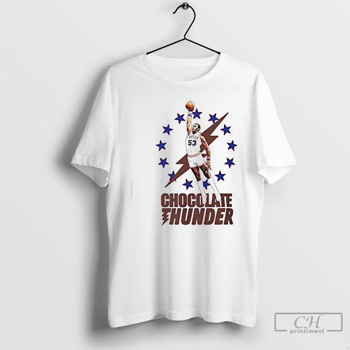 Classic Chocolate Thunder Darryl Dawkins Philadelphia Sixers Basketball T-Shirts, Hoodie, Sweatshirt | AU18TeeNovaLab.com