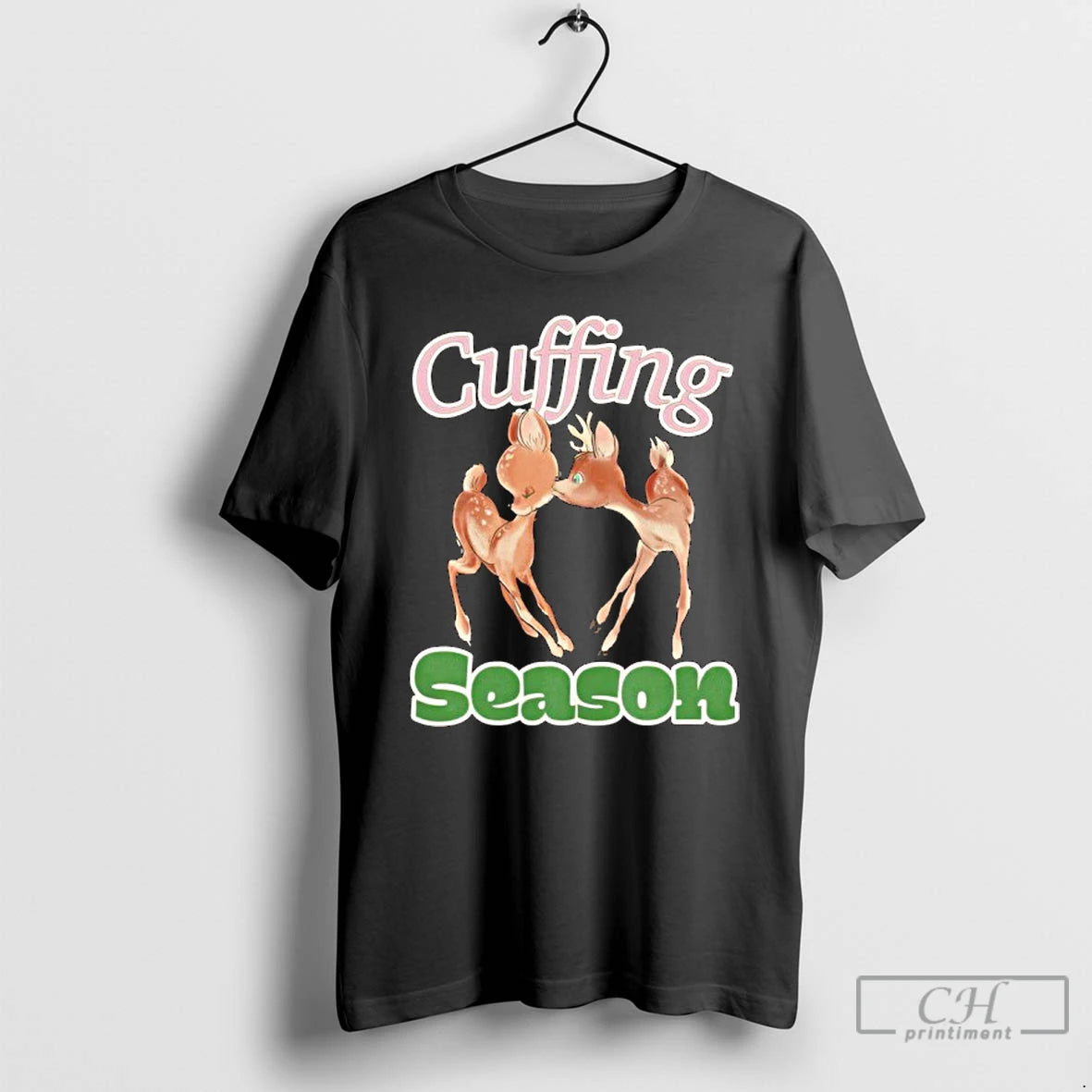 Classic Cuffing Season Two Deer Graphic T-Shirts, Hoodie, Sweatshirt | AU18TeeNovaLab.com