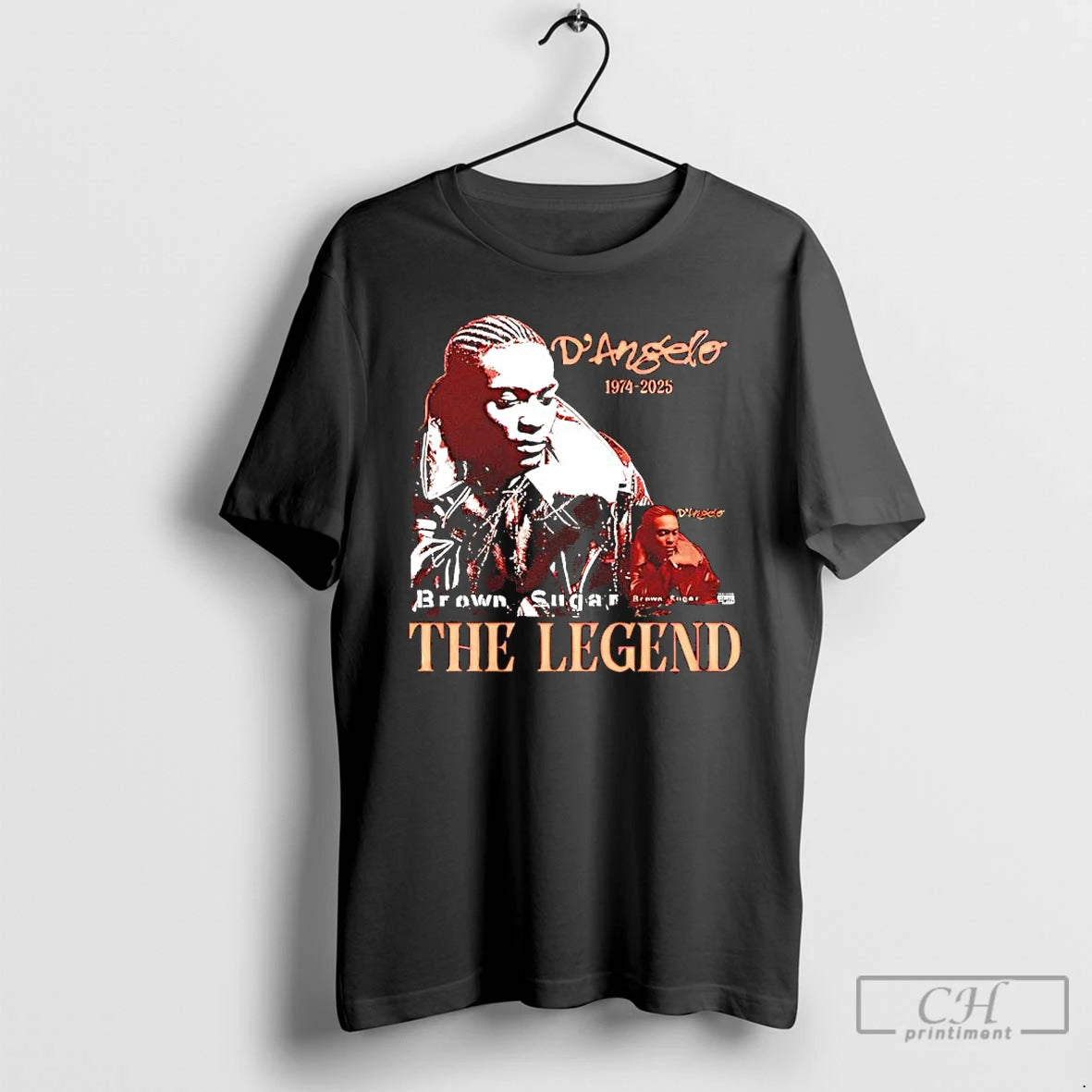 Classic Dangelo 1974 2025 The Legend Rest In Peace T Shirts