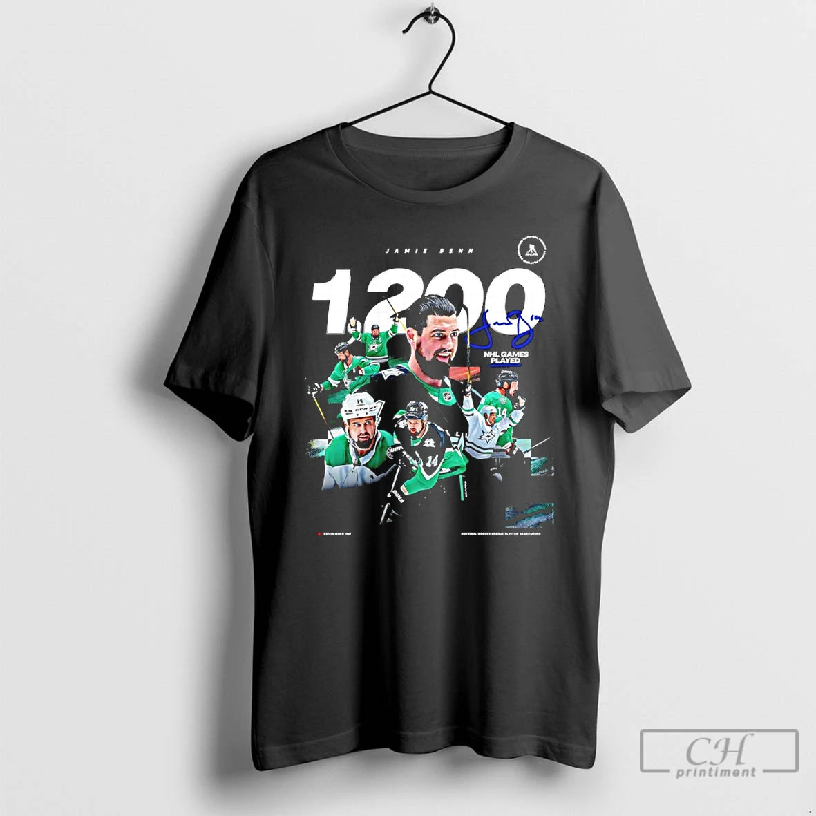 Classic Dallas Stars Jamie Benn Nhl Point 1200 Signature T-Shirts, Hoodie, Sweatshirt | AU18TeeNovaLab.com