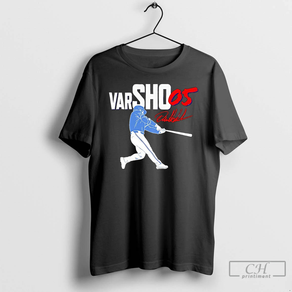 Classic Daulton Varsho 05 Toronto Blue Jays Signature T Shirts