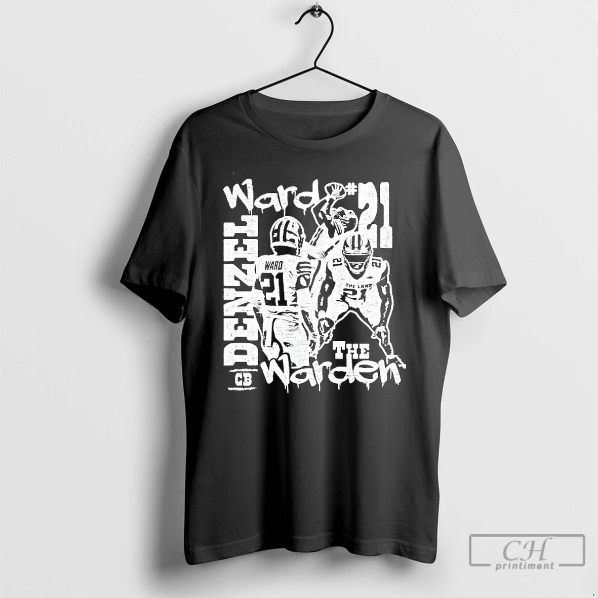 Classic Denzel Ward Graffiti Collage T-Shirts, Hoodie, Sweatshirt | AU18TeeNovaLab.com