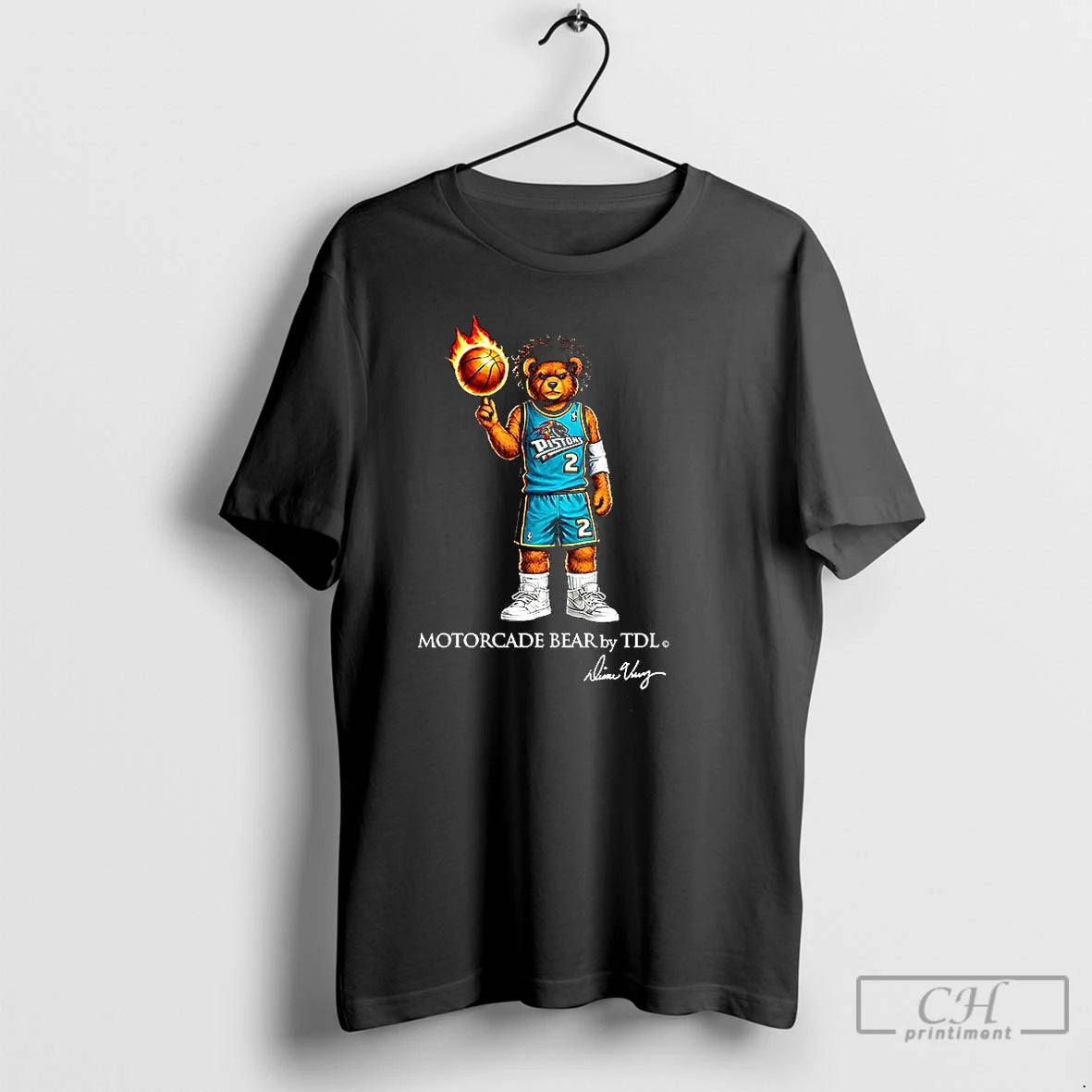 Classic Detroit Pistons Basketball Motorcade Bear By Tdl T-Shirts, Hoodie, Sweatshirt | AU18TeeNovaLab.com