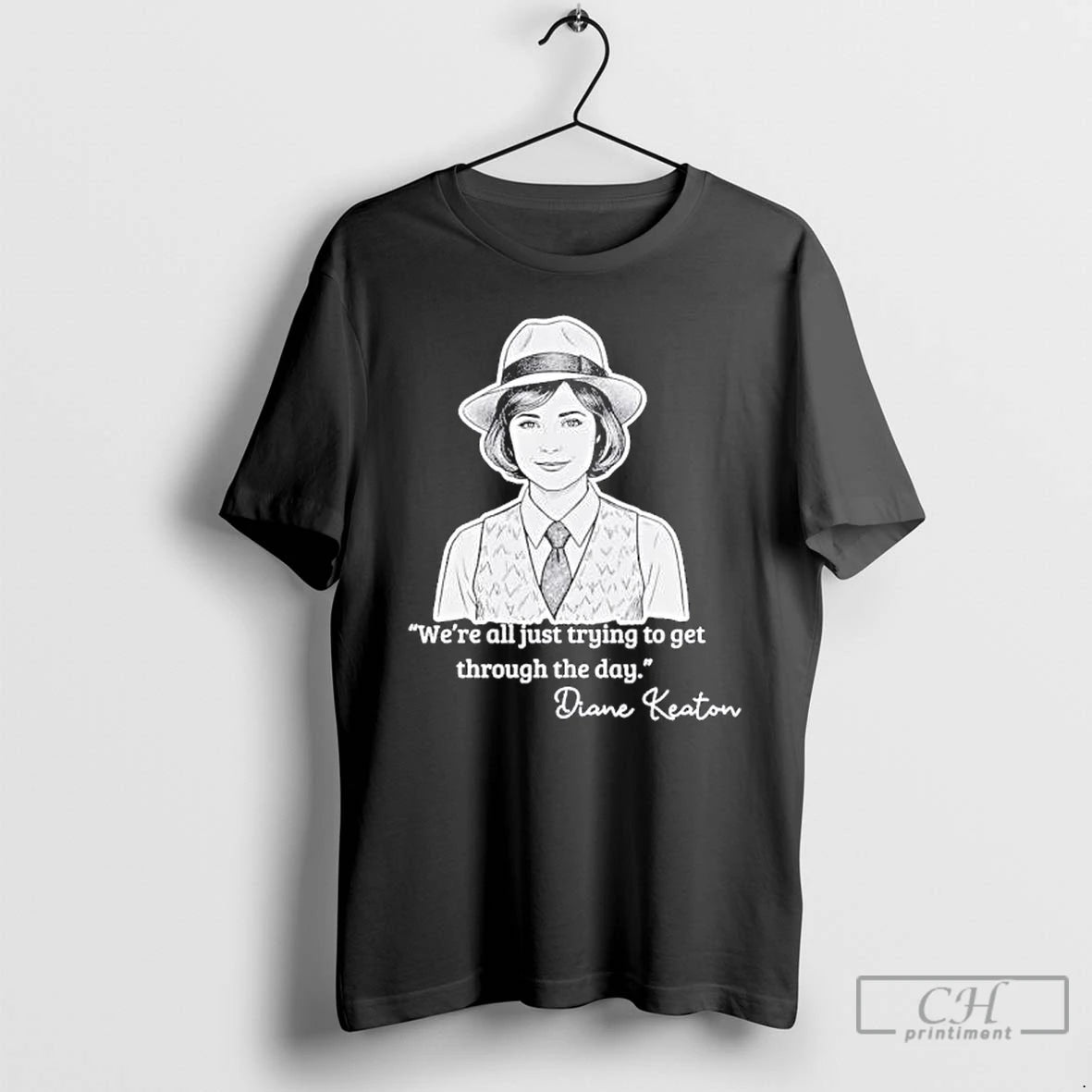 Classic Diane Keaton Annie Hall Style La Di Da Quote T Shirts