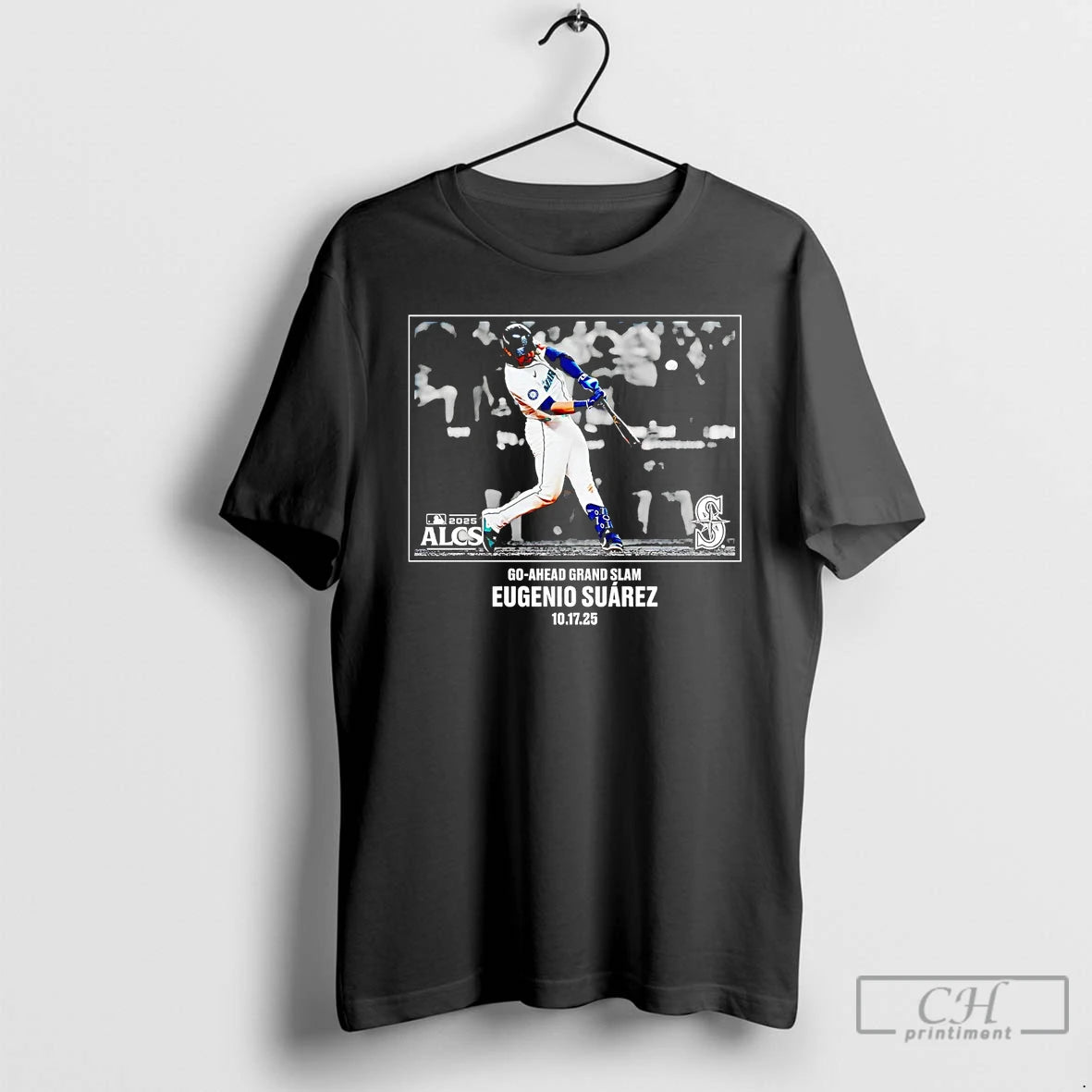 Classic Eugenio Suarez 2025 Mlb Postseason Go Ahead Grand Slam T Shirts