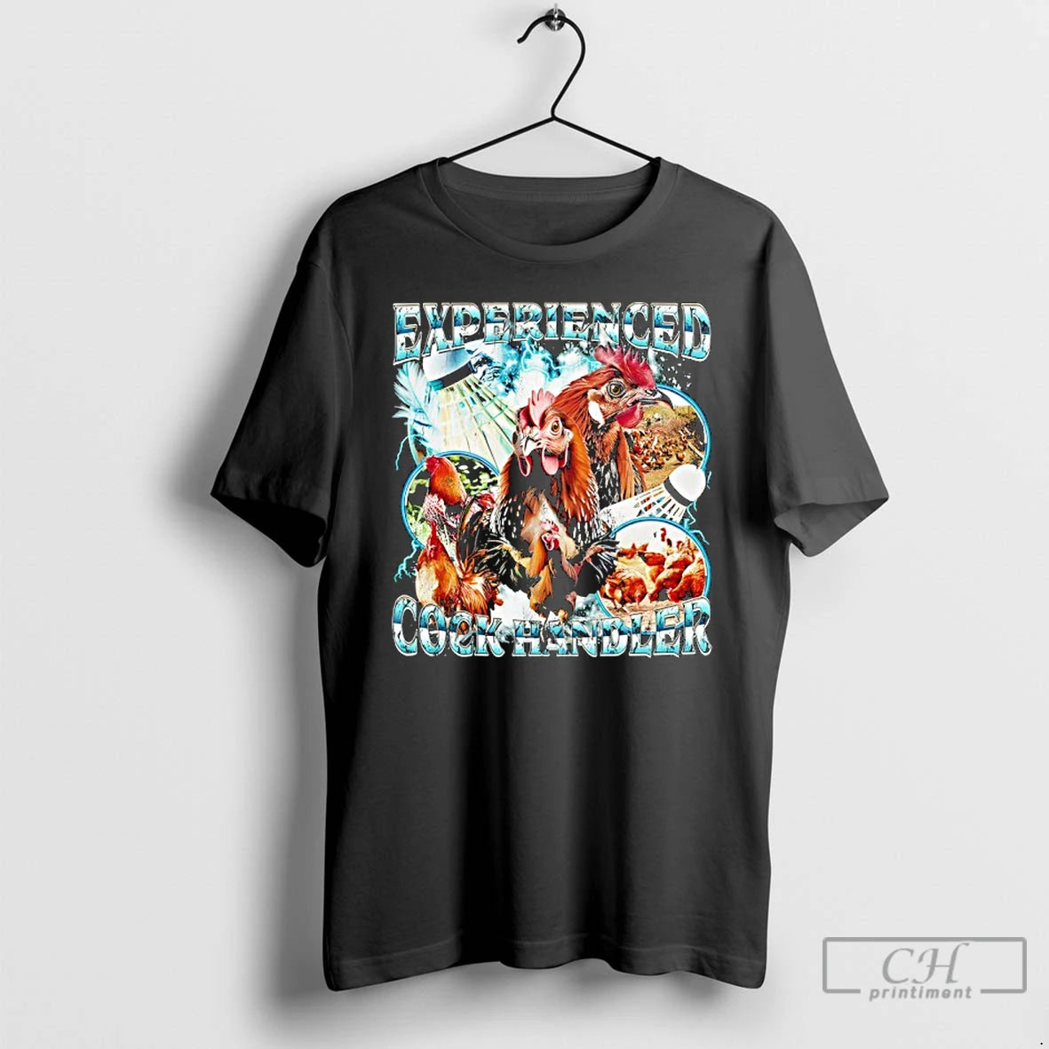 Classic Experienced Cock Handler Funny Chicken T-Shirts, Hoodie, Sweatshirt | AU18TeeNovaLab.com