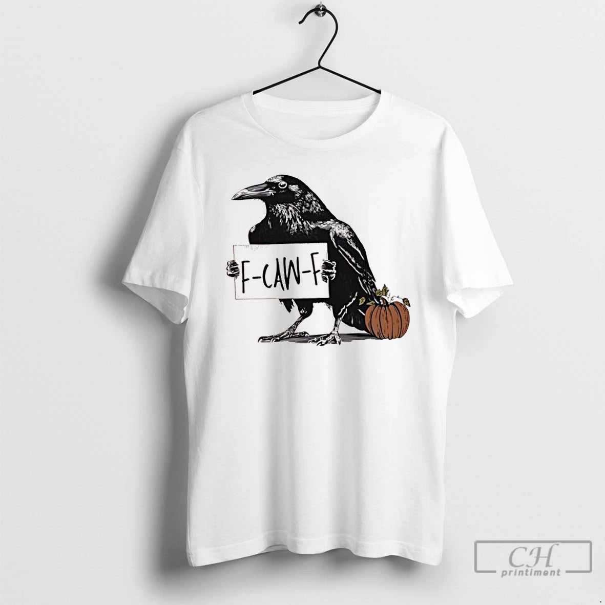 Classic F Caw F Anti Fascism Crow T Shirts