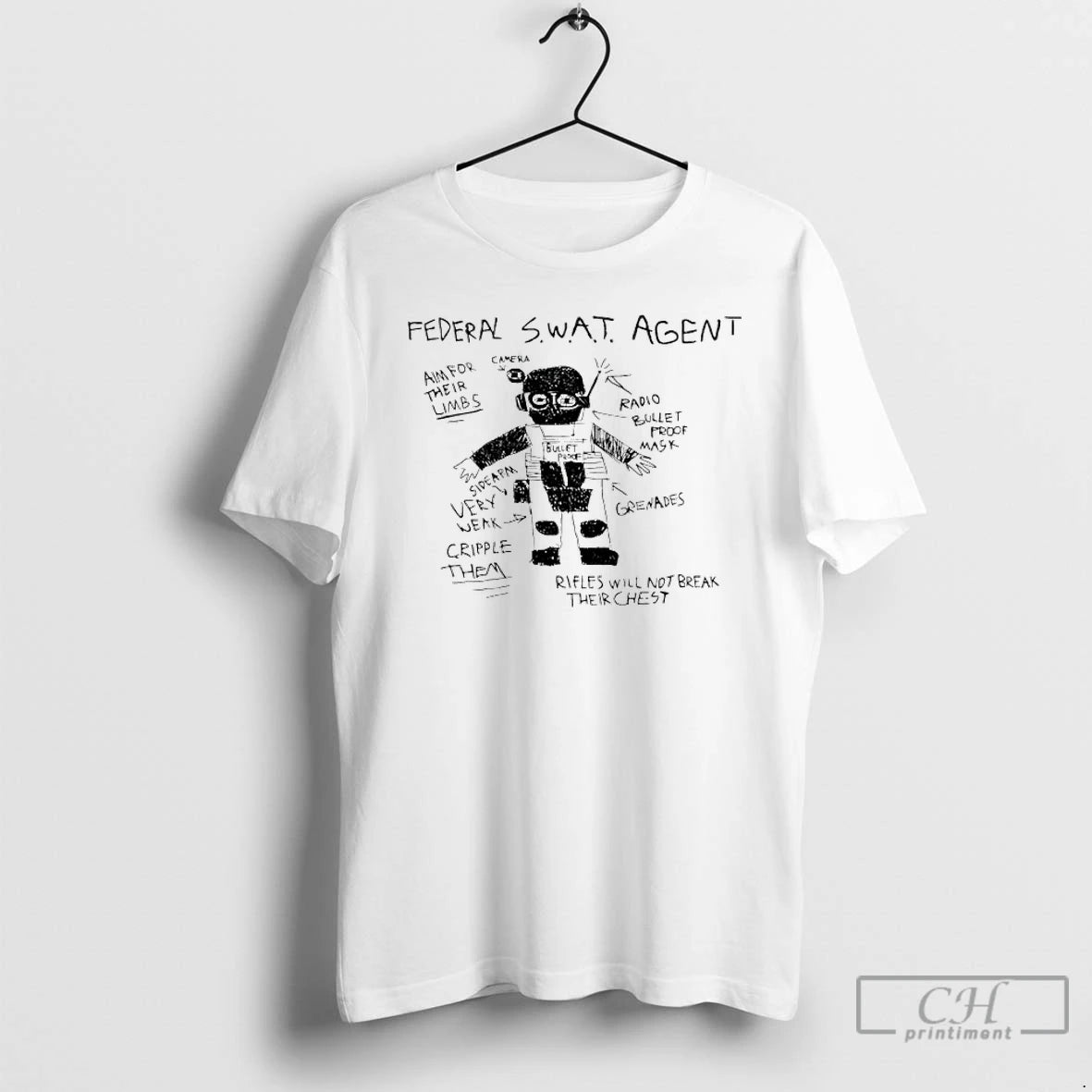 Classic Federal Swat Agent Aim For Their Limbs T-Shirts, Hoodie, Sweatshirt | AU18TeeNovaLab.com