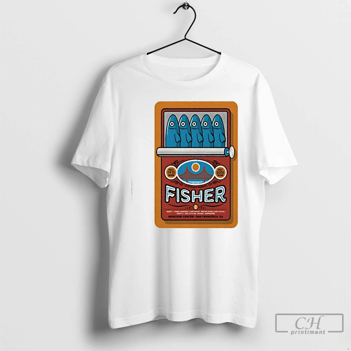 Classic Fisher In San Francisco Ca On Dec 19 20 2025 T-Shirts, Hoodie, Sweatshirt | AU18TeeNovaLab.com