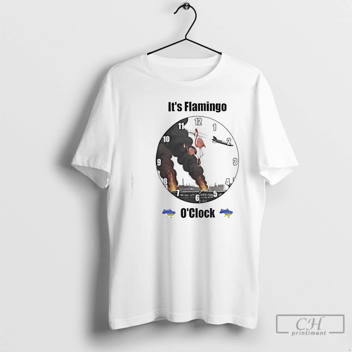 Classic Flamingo Oclock Graphic T-Shirts, Hoodie, Sweatshirt | AU18TeeNovaLab.com