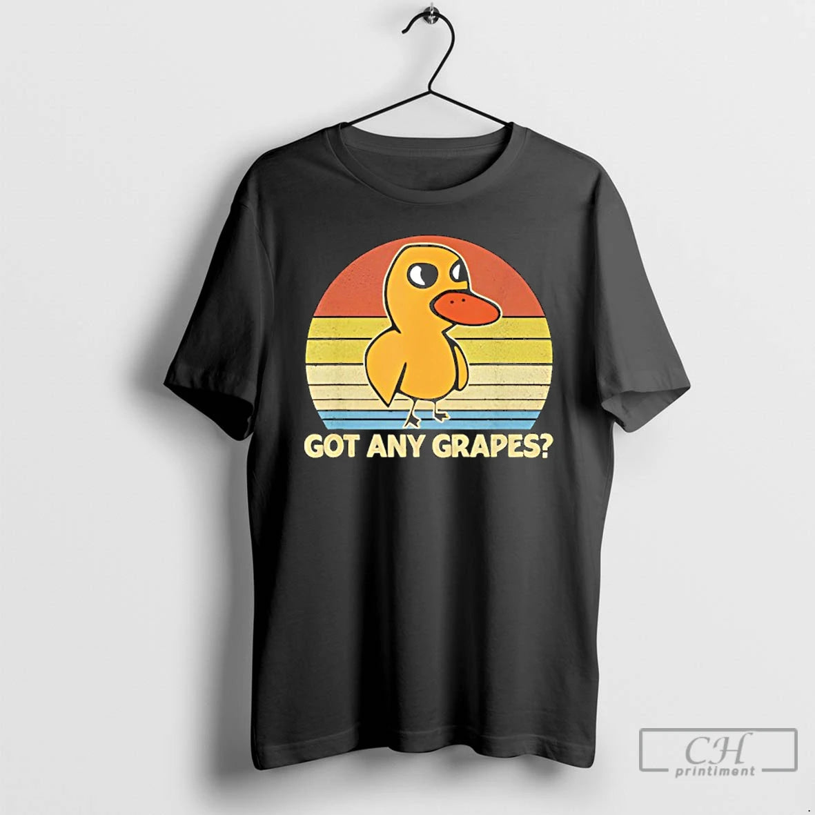 Classic Funny Duck Got Any Grapes Graphic Summer Humor Duck Meme T-Shirts, Hoodie, Sweatshirt | AU18TeeNovaLab.com