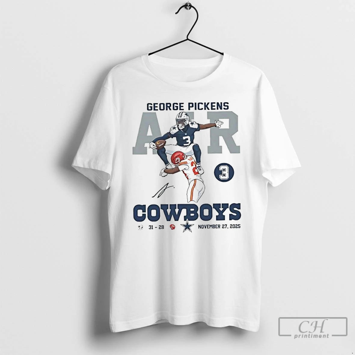 Classic George Pickens Air Hurdle Dallas Cowboys T-Shirts, Hoodie, Sweatshirt | AU18TeeNovaLab.com