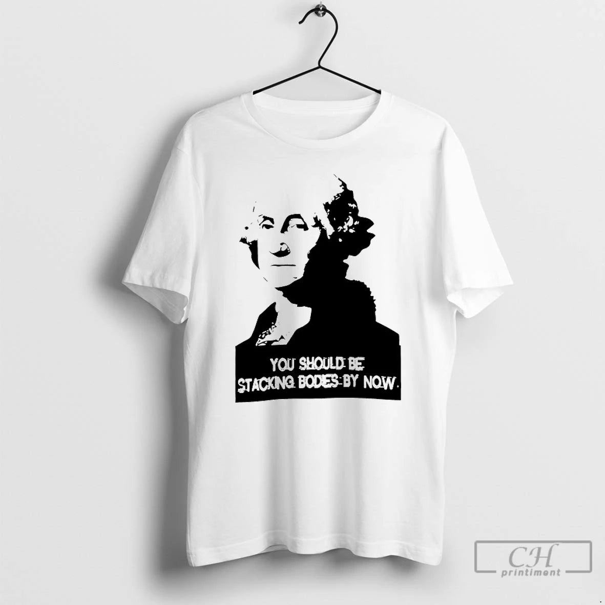 Classic George Washington You Should Be Stacking Bodies By Now T-Shirts, Hoodie, Sweatshirt | AU18TeeNovaLab.com