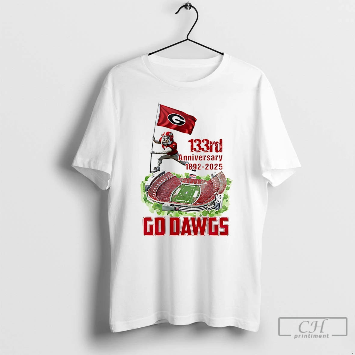 Classic Georgia Bulldogs 133rd Anniversary 1892 2025 Go Dawgs Mascot T-Shirts, Hoodie, Sweatshirt | AU18TeeNovaLab.com