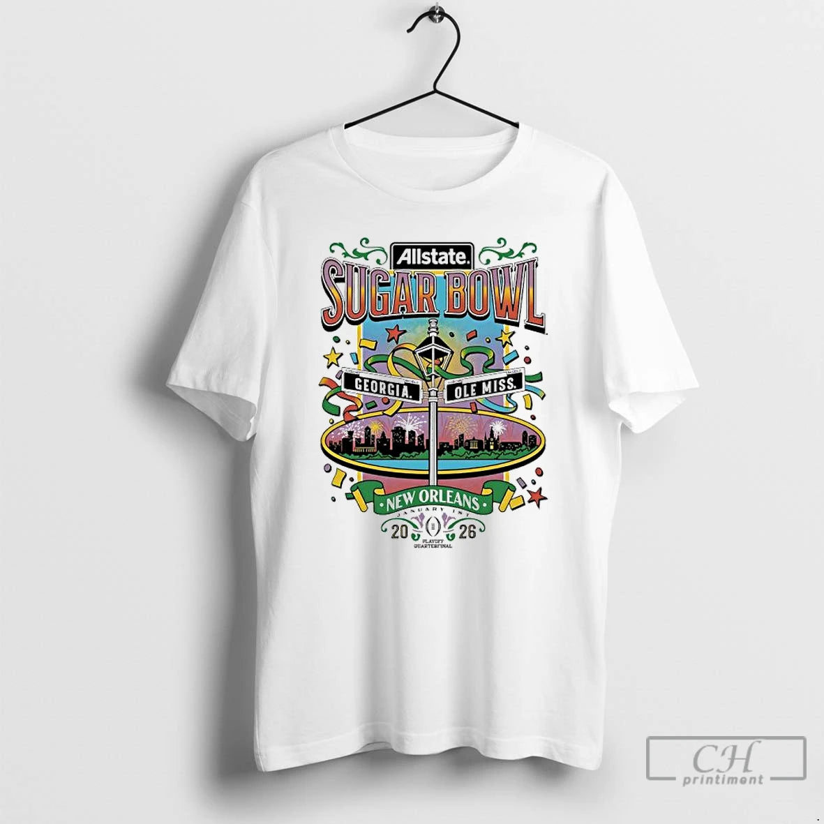 Classic Georgia Vs Ole Miss 2026 Allstate Sugar Bowl Nola T-Shirts, Hoodie, Sweatshirt | AU18TeeNovaLab.com