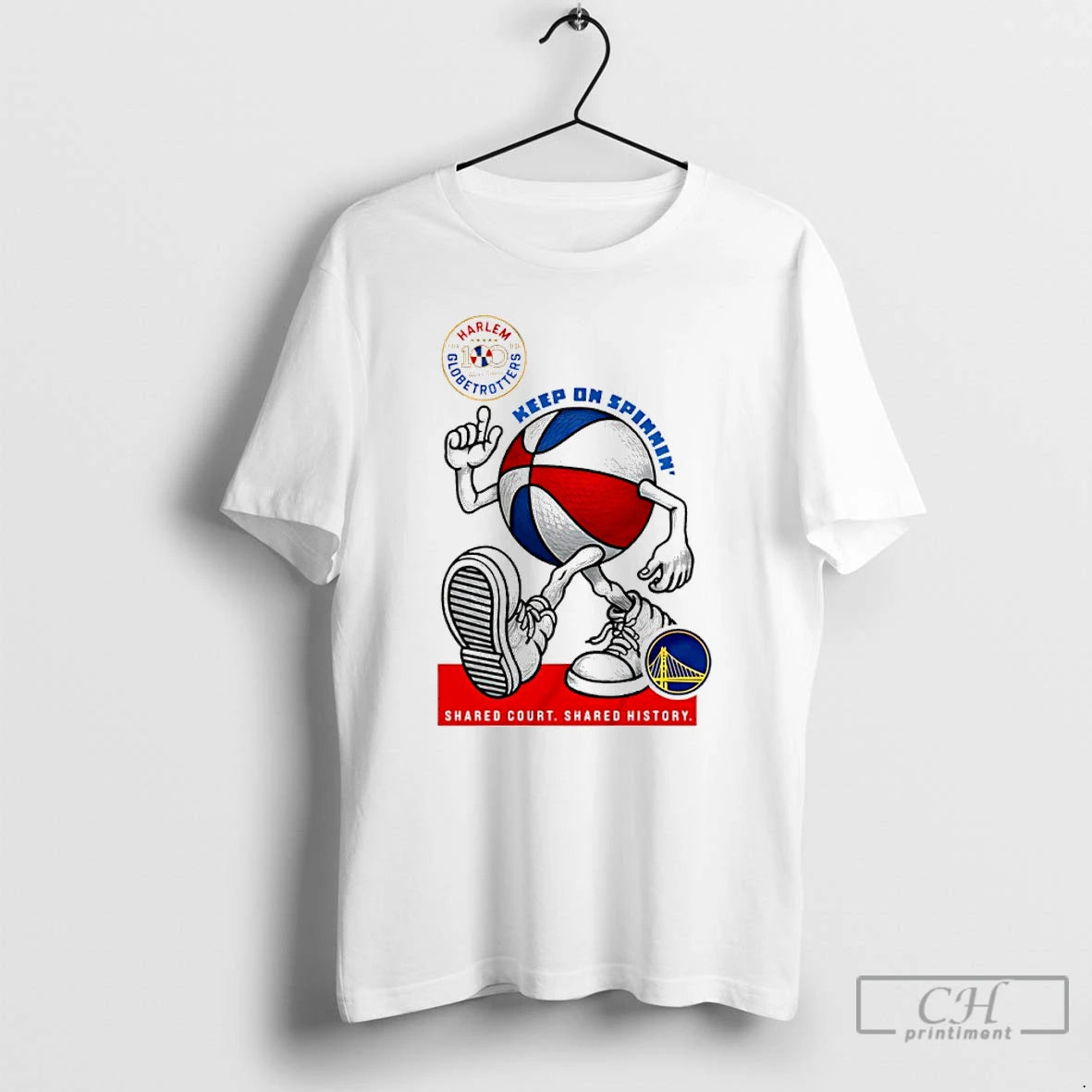 Classic Golden State Warriors X Harlem Globetrotters Keep On Spinning T-Shirts, Hoodie, Sweatshirt | AU18TeeNovaLab.com