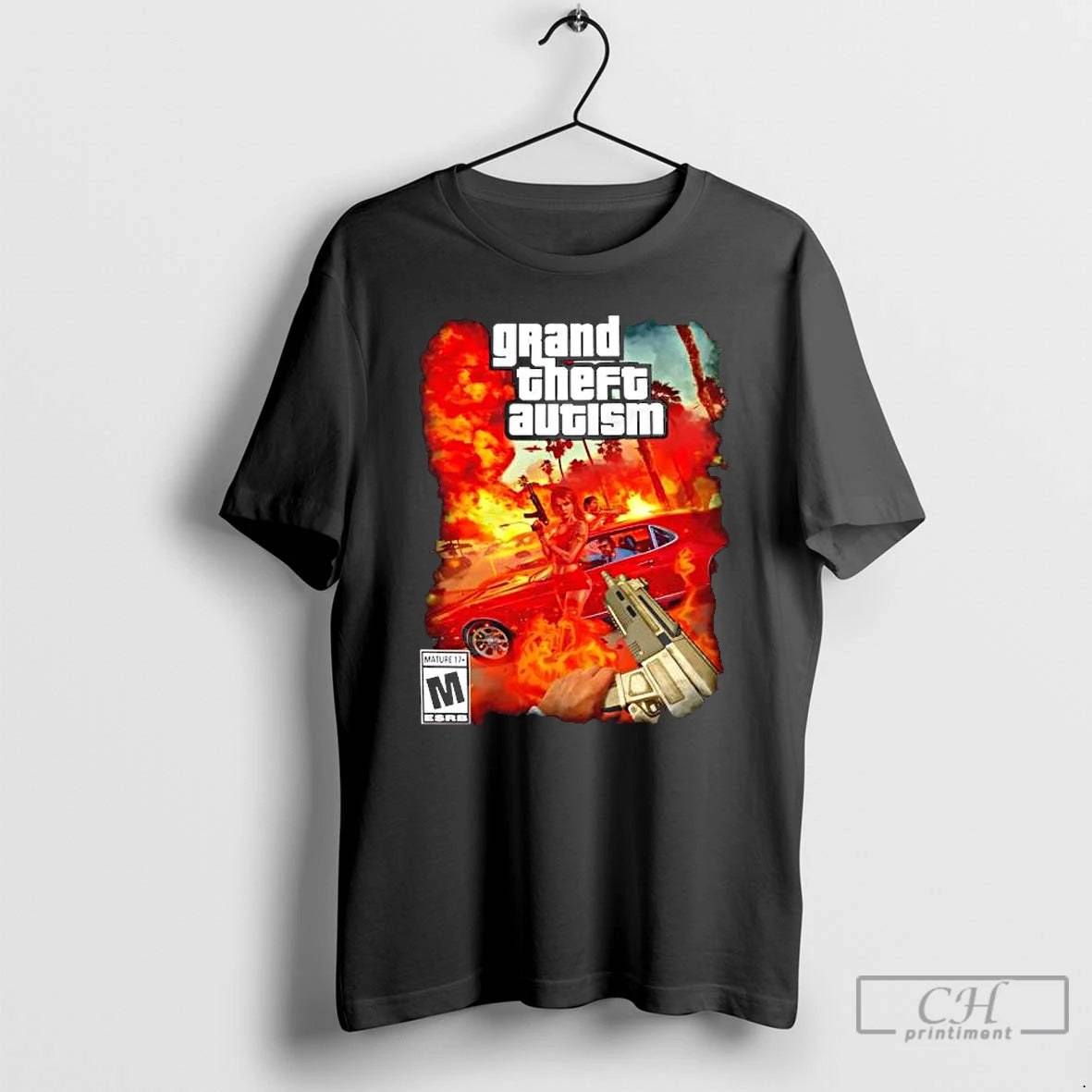 Classic Grand Theft Autism Grand Theft Auto T-Shirts, Hoodie, Sweatshirt | AU18TeeNovaLab.com