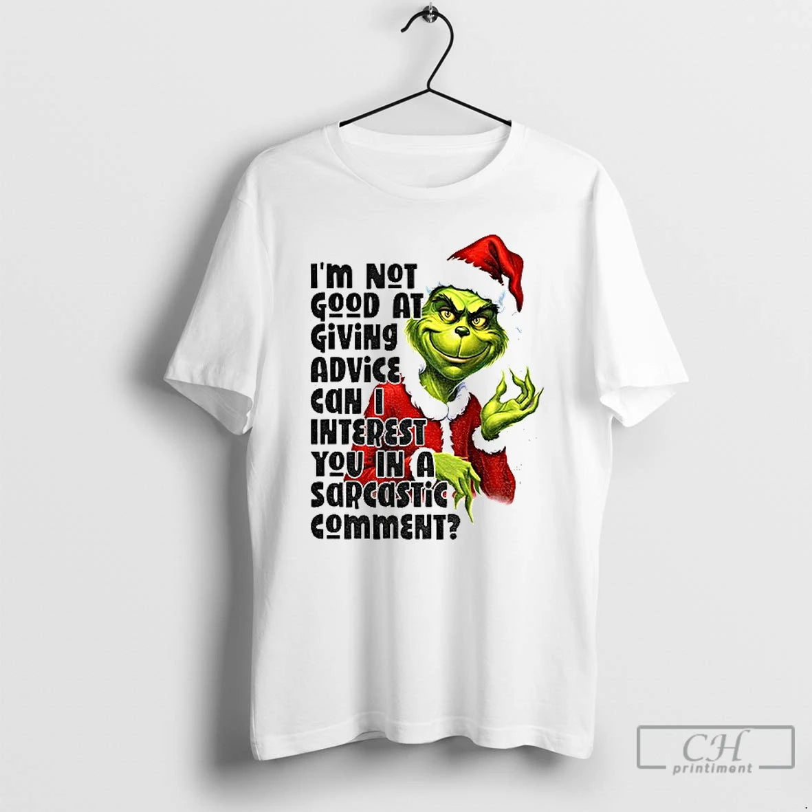 Classic Grinch Santa Im Not Good At Giving Advice Can I Interest Christmas T Shirts Hoodie, Sweatshirt | AU18TeeNovaLab.com