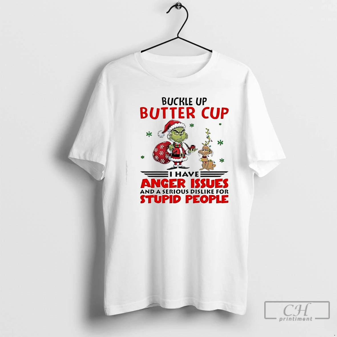 Classic Grinch And Dog Max Buckle Up Butter Cup T-Shirts, Hoodie, Sweatshirt | AU18TeeNovaLab.com
