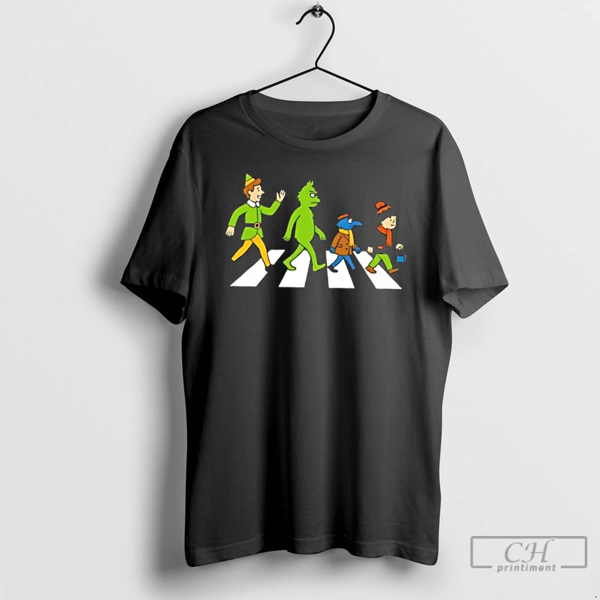 Classic Grinch And Friends Abbey Road Christmas Movie T-Shirts, Hoodie, Sweatshirt | AU18TeeNovaLab.com