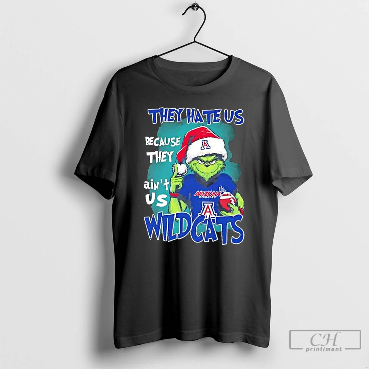 Classic Grinch They Hate Us Because They Aint Us Arizona Wildcats Christmas T Shirts Sweater Hoodie, Sweatshirt