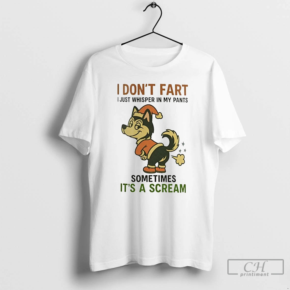 Classic Husky I Dont Fart Whisper In My Pants Its A Scream Christmas T Shirts