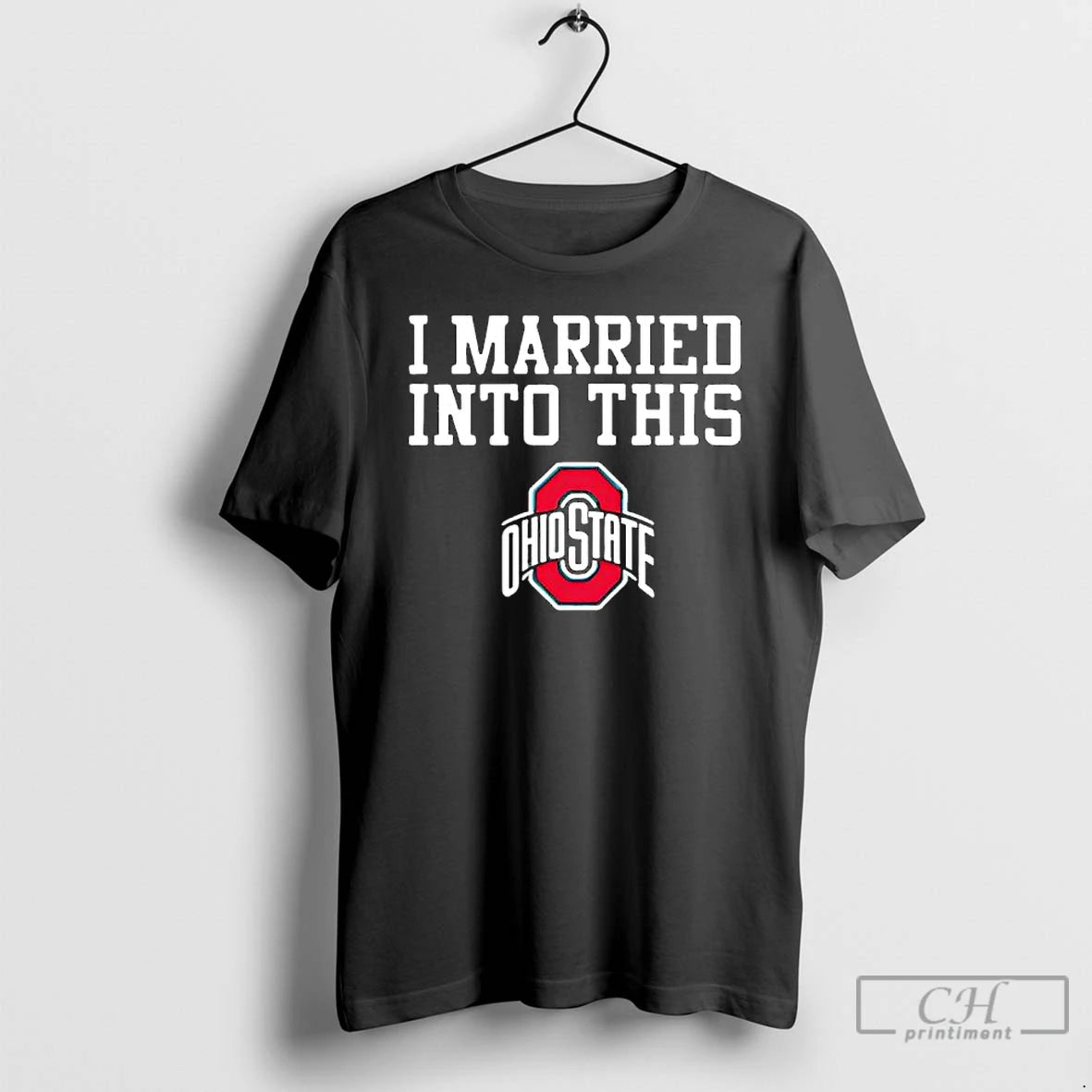 Classic I Married Into This Ohio State Logo T-Shirts, Hoodie, Sweatshirt | AU18TeeNovaLab.com