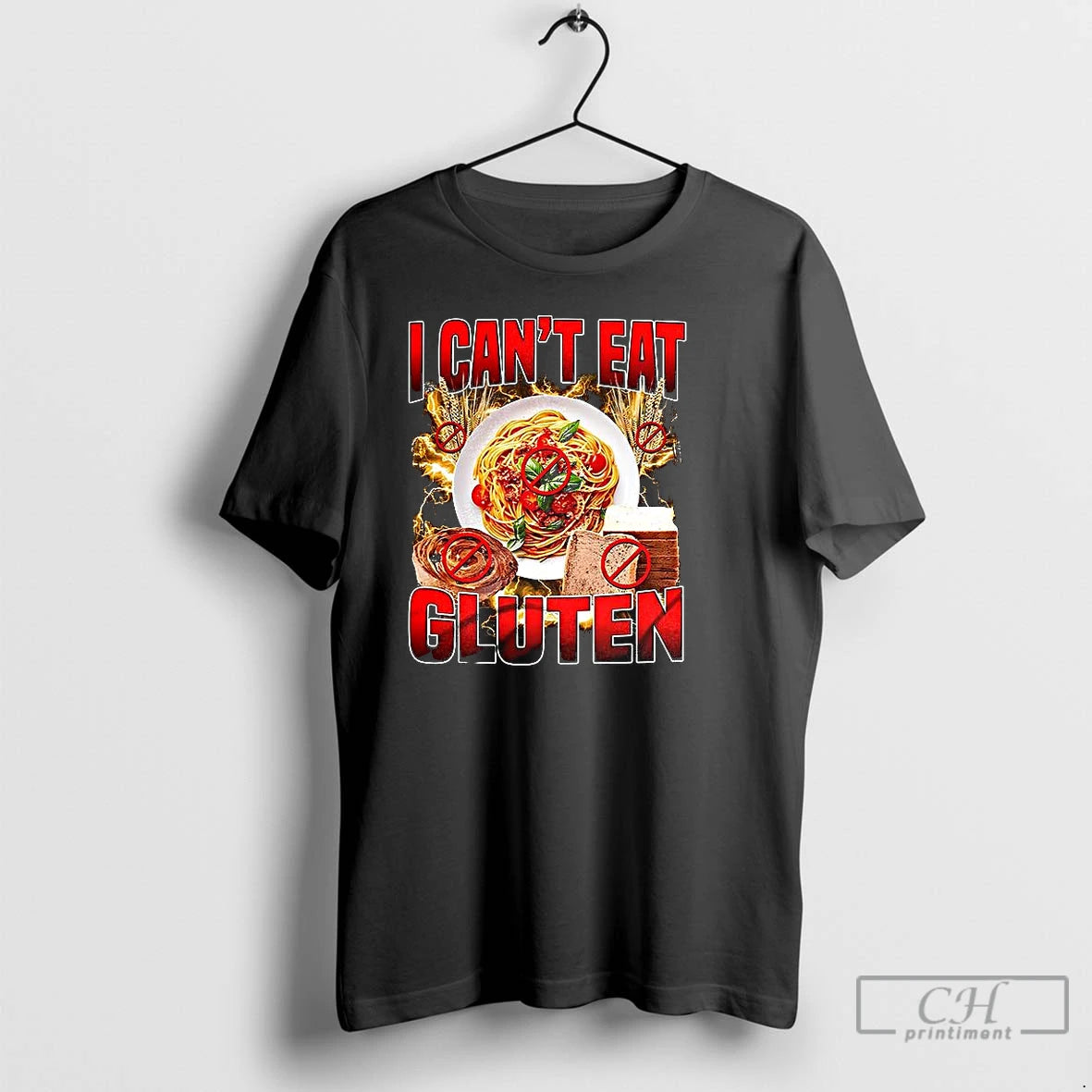 Classic I Cant Eat Gluten Gluten Intolerance T-Shirts, Hoodie, Sweatshirt | AU18TeeNovaLab.com