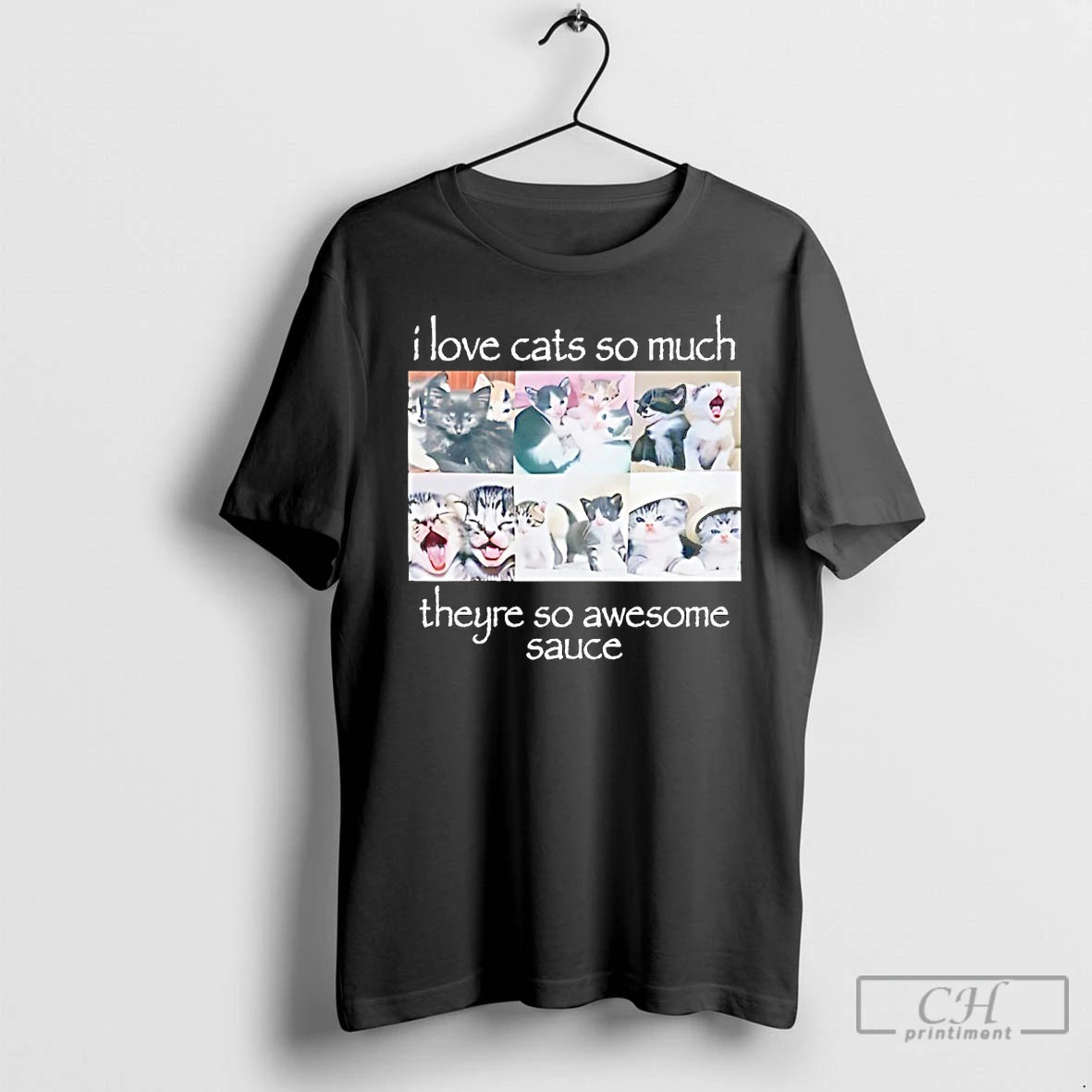 Classic I Love Cats So Much Theyre So Awesome Sauce T-Shirts, Hoodie, Sweatshirt | AU18TeeNovaLab.com