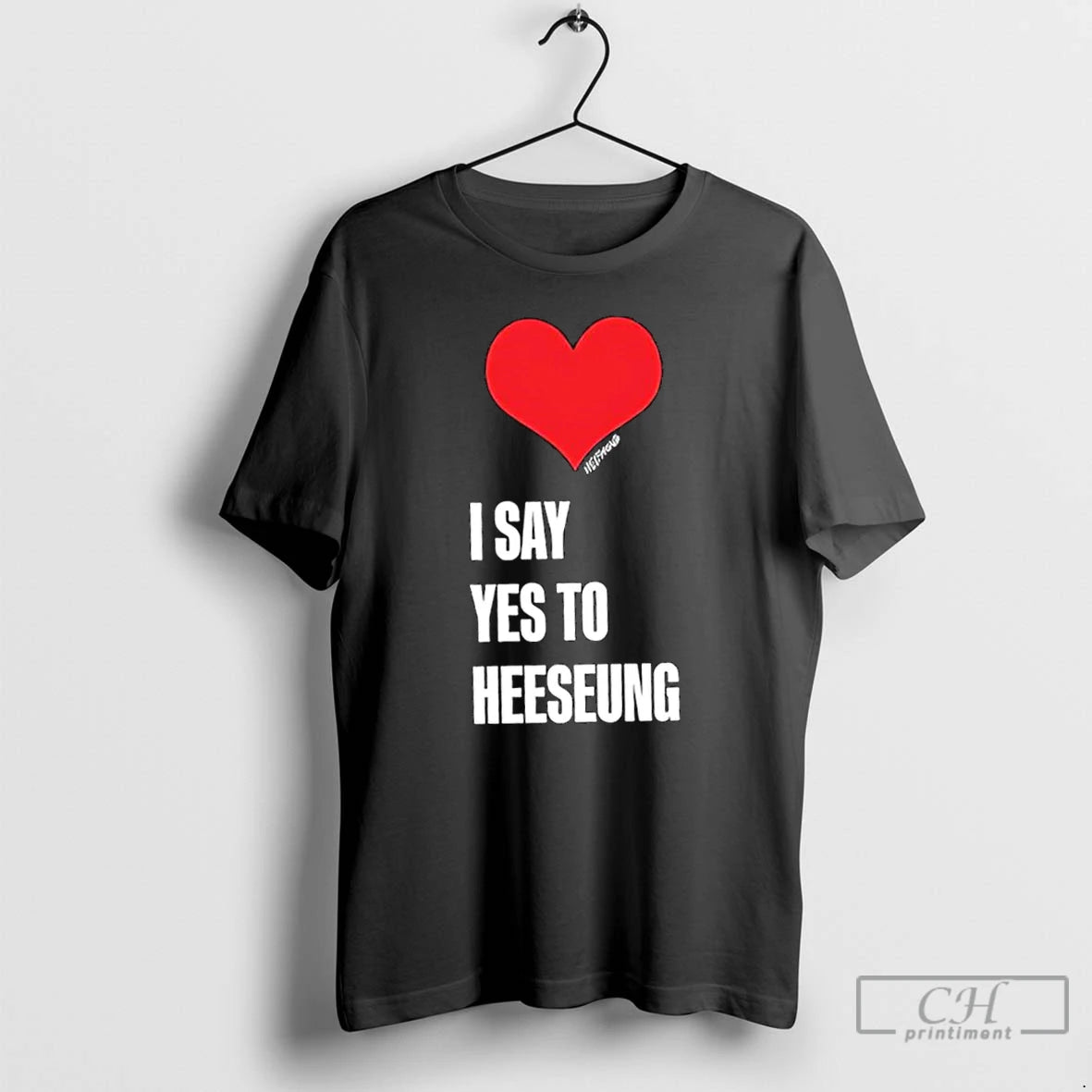 Classic I Say Yes To Heeseung Heart T Shirts