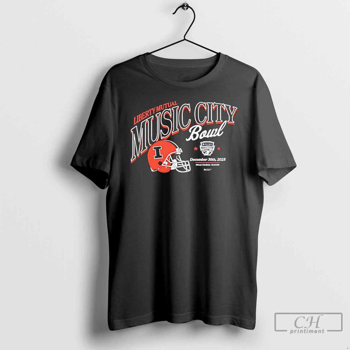 Classic Illinois Fighting Illini 2025 Liberty Mutual Music City Bowl T-Shirts, Hoodie, Sweatshirt | AU18TeeNovaLab.com
