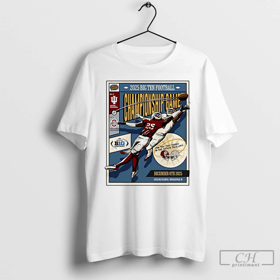 Classic Indiana Football 2025 Big Ten Football Championship Game Vintage T-Shirts, Hoodie, Sweatshirt | AU18TeeNovaLab.com