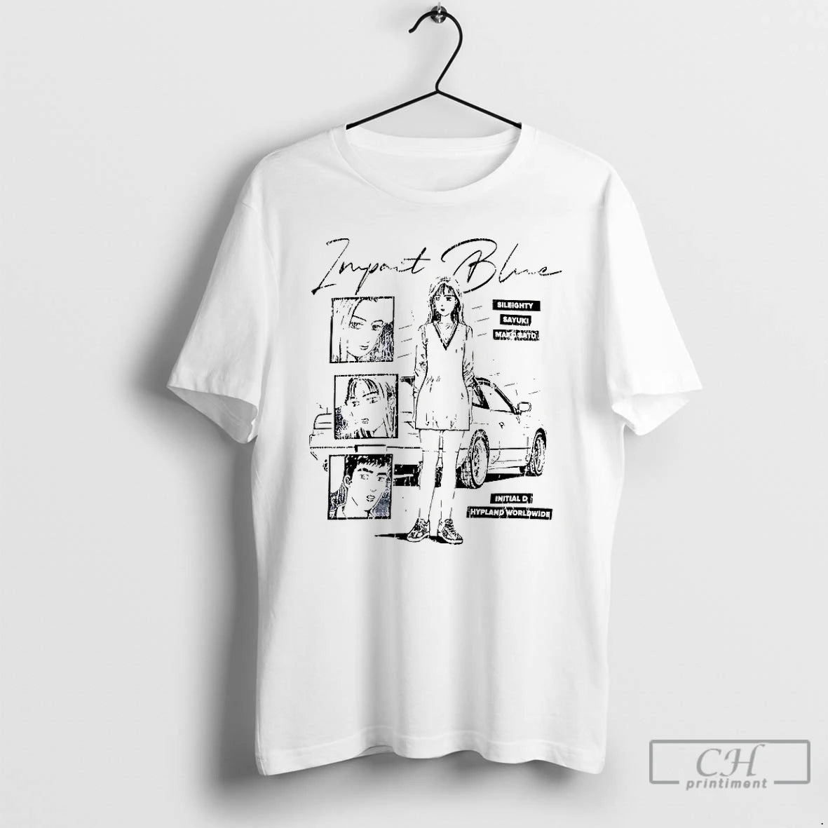 Classic Initial D Impact Blue Sileighty Mako Sato Sayuki Anime T-Shirts, Hoodie, Sweatshirt | AU18TeeNovaLab.com