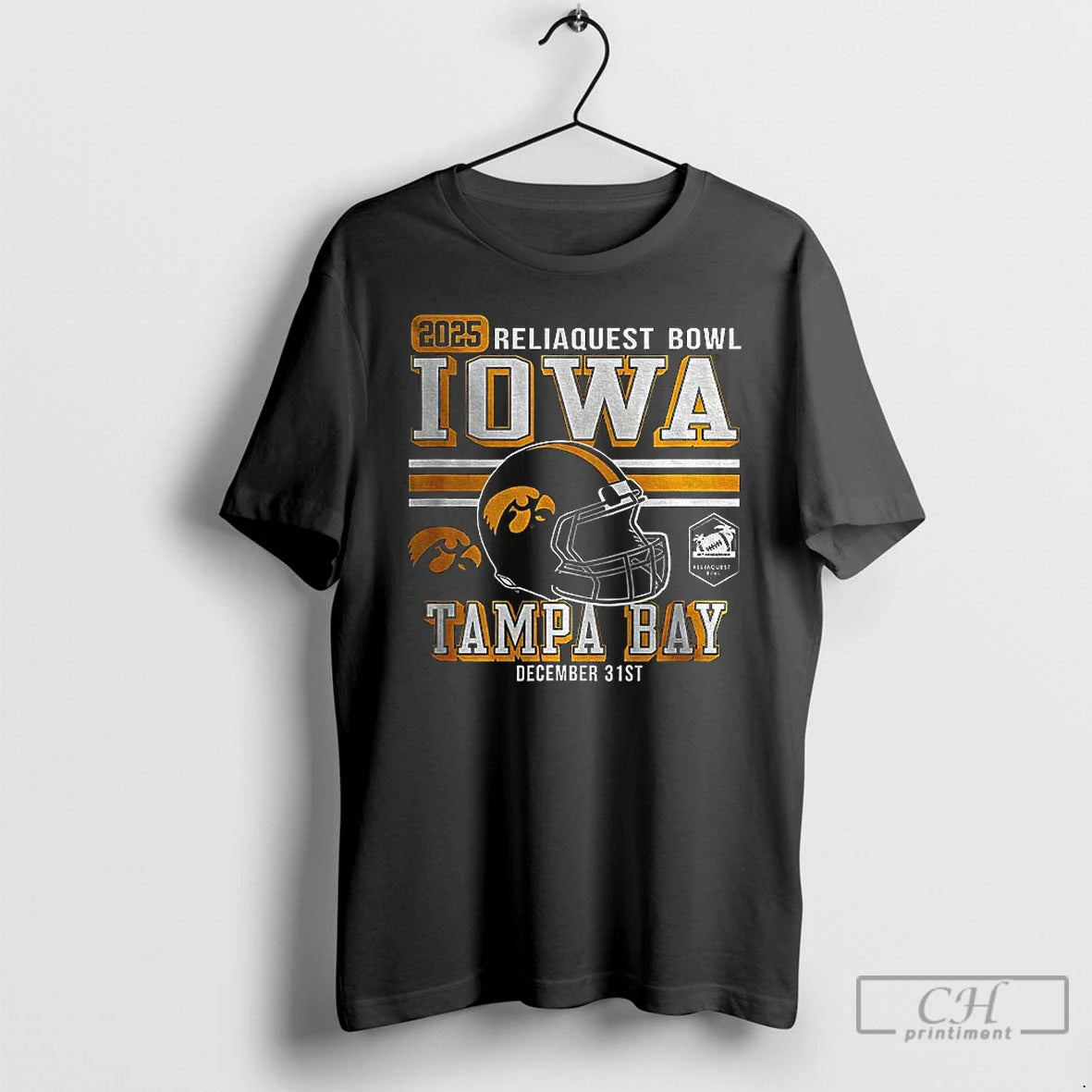 Classic Iowa Hawkeyes Football Reliaquest Bowl 2025 Tampa Bay December 31st T-Shirts, Hoodie, Sweatshirt | AU18TeeNovaLab.com