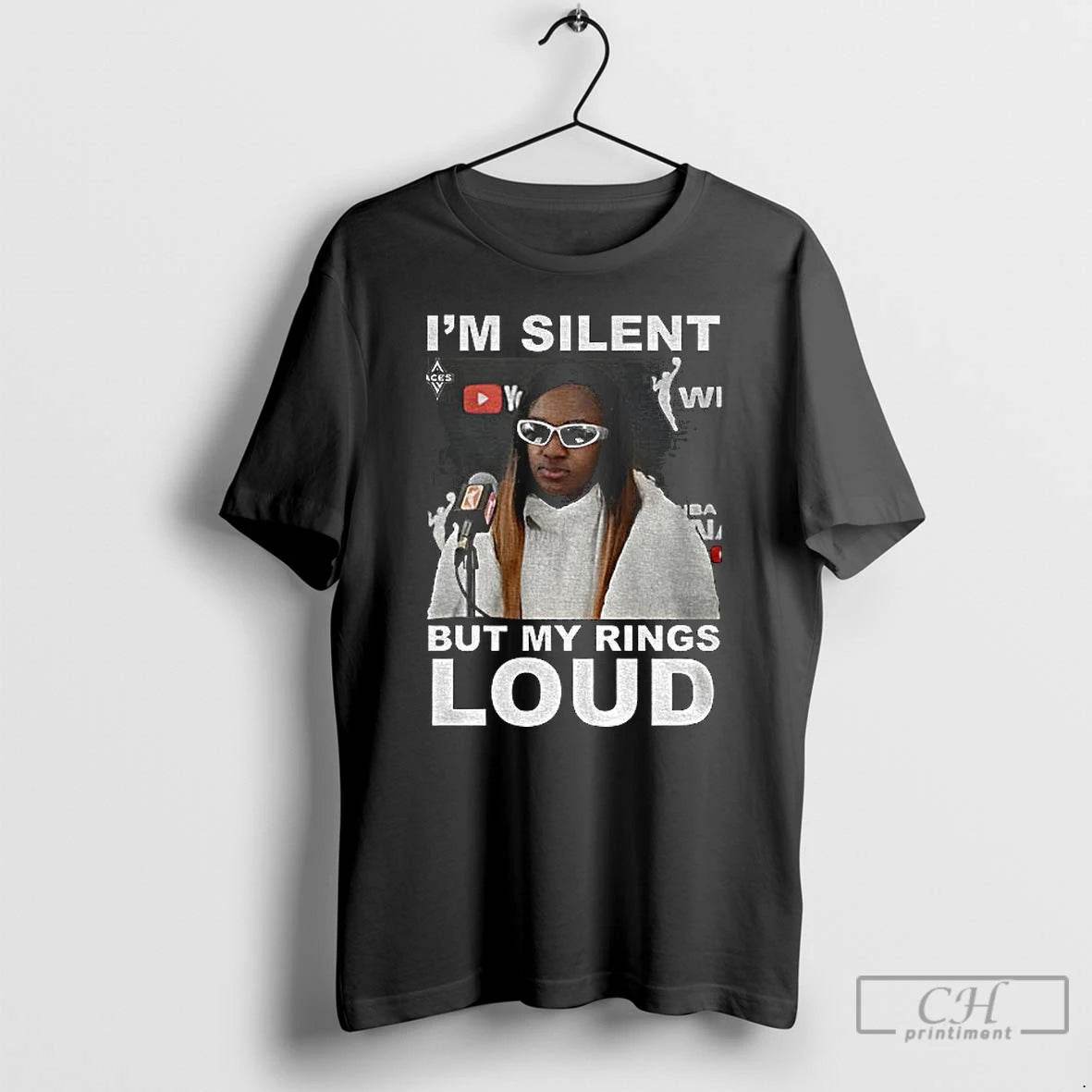 Classic Jackie Young Im Silent But My Rings Loud T Shirts