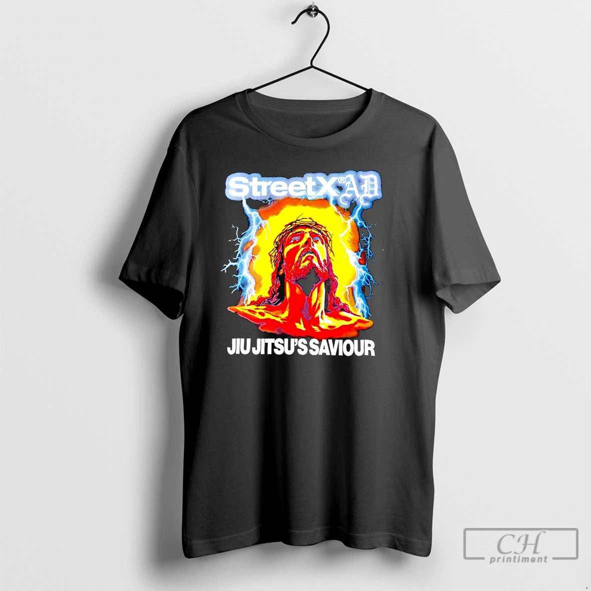 Classic Jesus Christ Streetxad Jiu Jitsus Saviour T Shirts