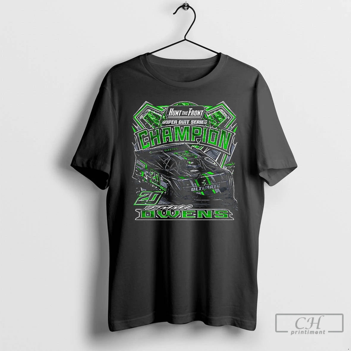 Classic Jimmy Owens Hunt The Front Super Dirt Series Capital Electric And Ultimate T Shirts